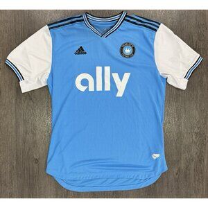 Adidas Mens Size 2XL 2023 Charlotte FC adidas Home Jersey Baby Blue
